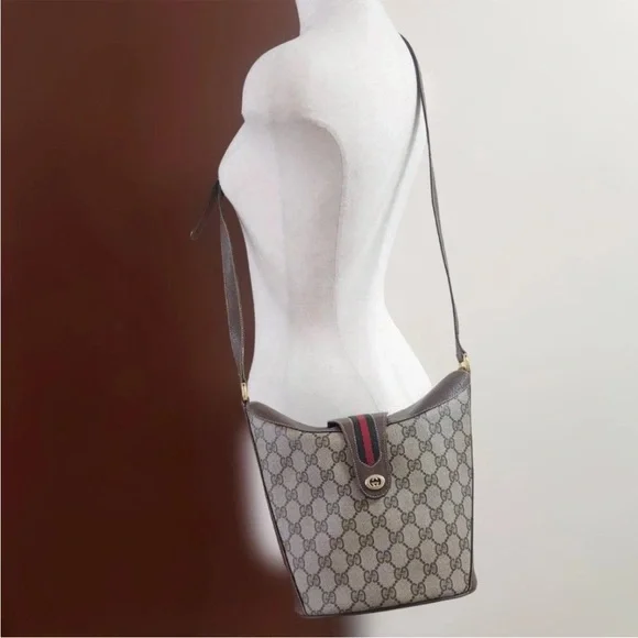 Gucci Brown and Cream Women's Bag - Picture 10 of 16